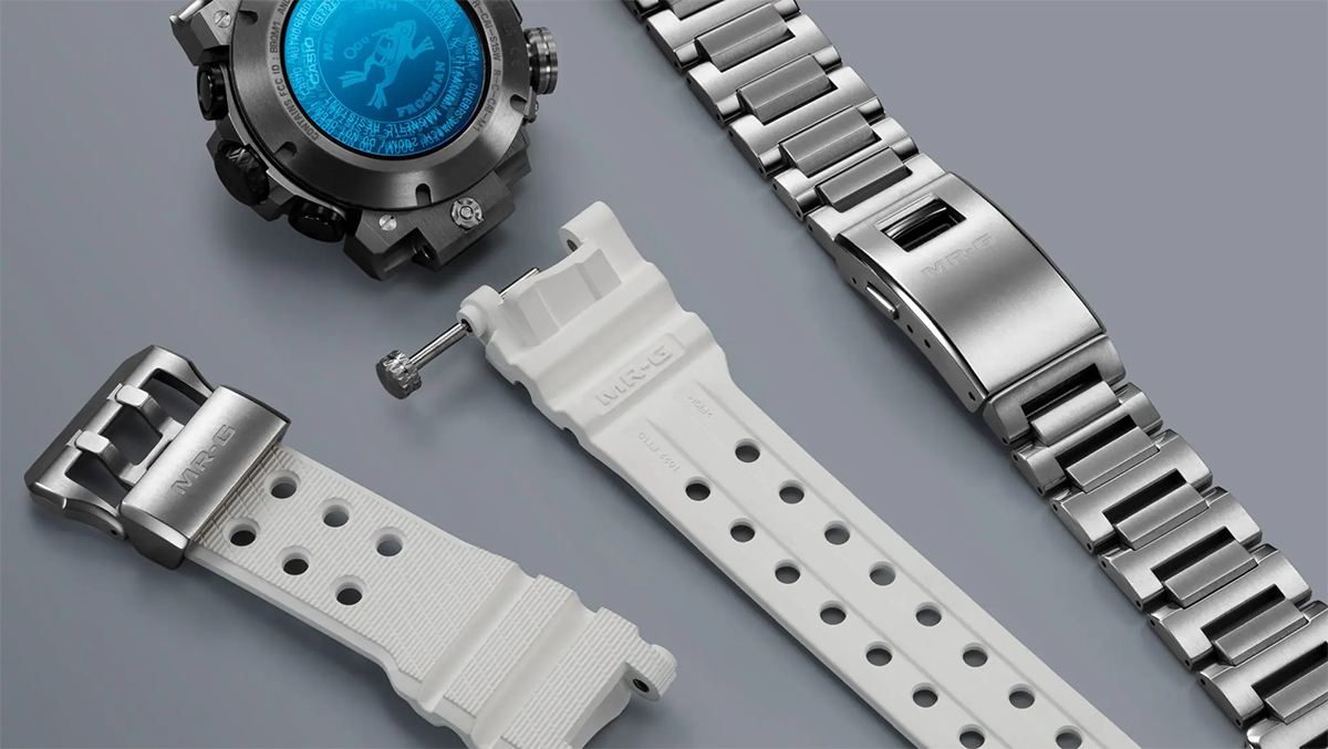 カシオG-SHOCK MR-G 30周年記念フロッグマン「MRG-BF1000EB～ベルト（ストラップ、バンド）