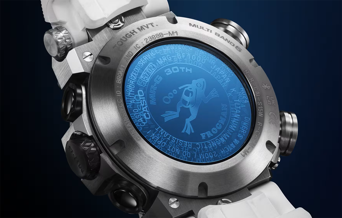 カシオG-SHOCK MR-G 30周年記念フロッグマン「MRG-BF1000EB～ケースバック