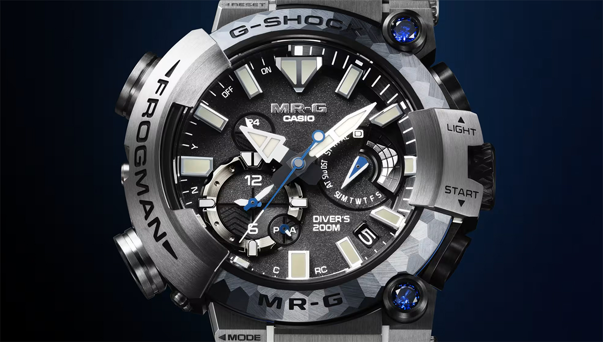 カシオG-SHOCK MR-G 30周年記念フロッグマン「MRG-BF1000EB～正面
