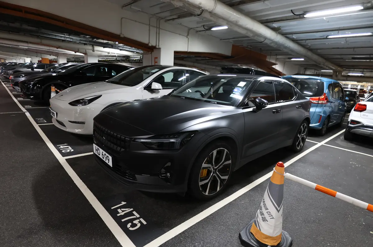 香港で見かけたボルボのEV