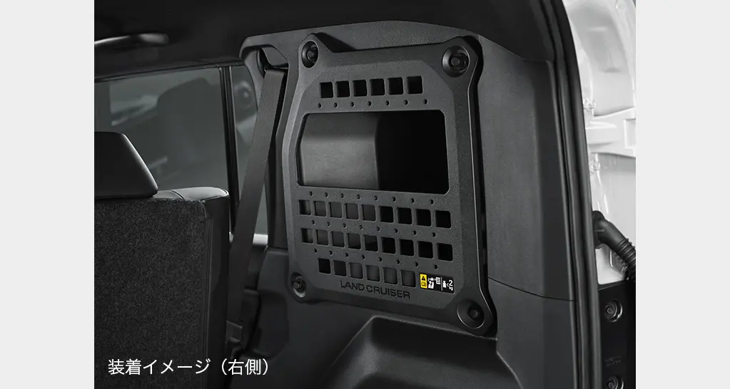 ランドクルーザーFJのオプション「Playfulパッケージ」に含まれるモール(サイド)