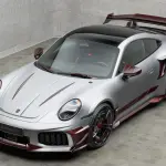 マンソリーがカスタムしたポルシェ911ターボSのフロント