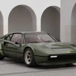 マチューロによるフェラーリ308のレストモッド「308ストラダーレ」全景
