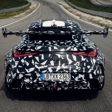 メルセデスAMG CLEミトスのプロトタイプ(リア、静止)