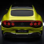 メルセデスAMG GT 4ドアクーペ（イエロー）のエクステリア～リアとテールランプ