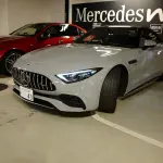 メルセデスAMG SLのエクステリア（グレー）