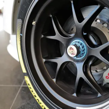 ポルシェ911 GT2 RS　クラブスポーツのホイール