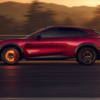 シャオミYU7 GT（レッド）のエクステリア～サイド