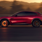 シャオミYU7 GT（レッド）のエクステリア～サイド