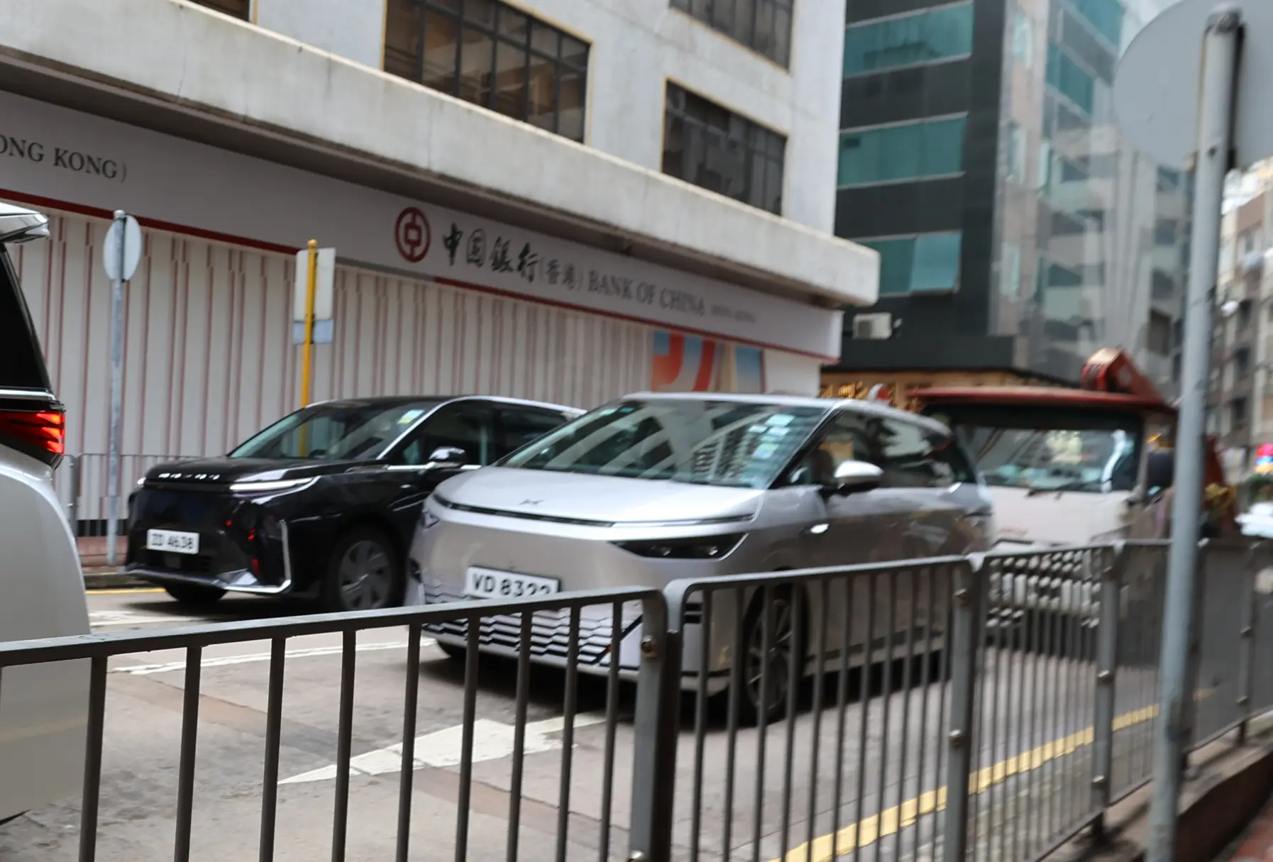 香港を走る中国製EV