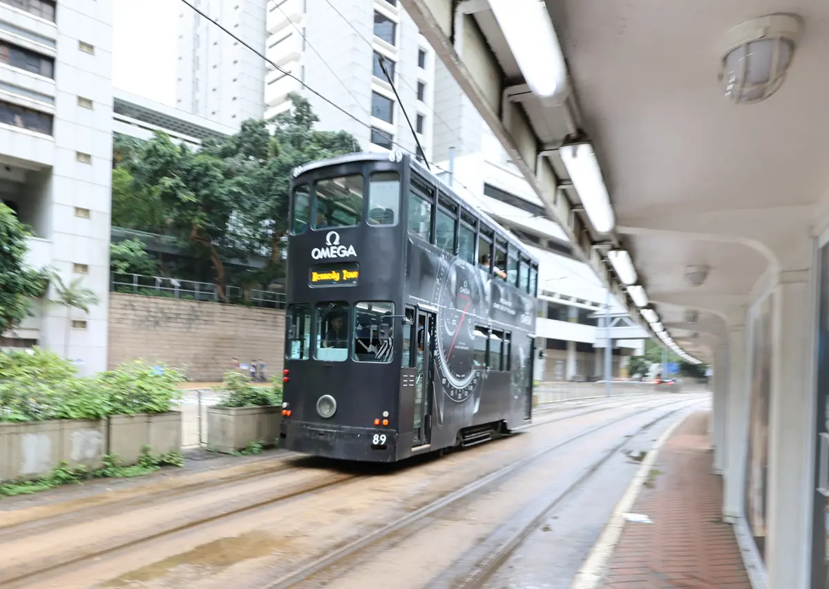 香港（セントラル）の風景〜路面電車