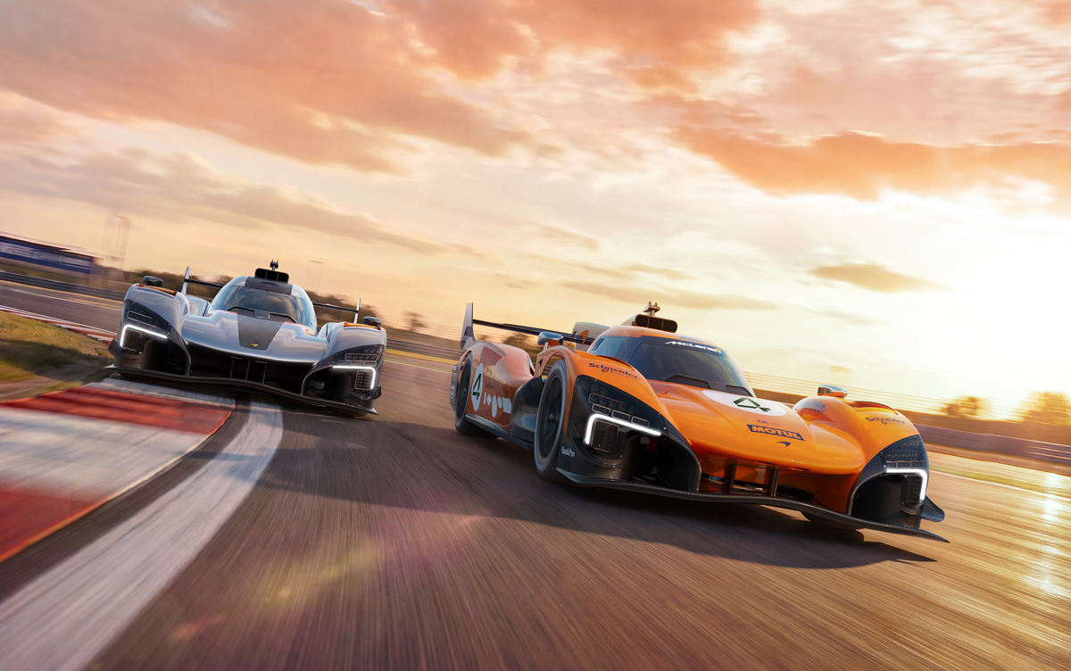 マクラーレンのサーキット走行専用ハイパーカー、MCL-HY-GTRのフロント（走行）