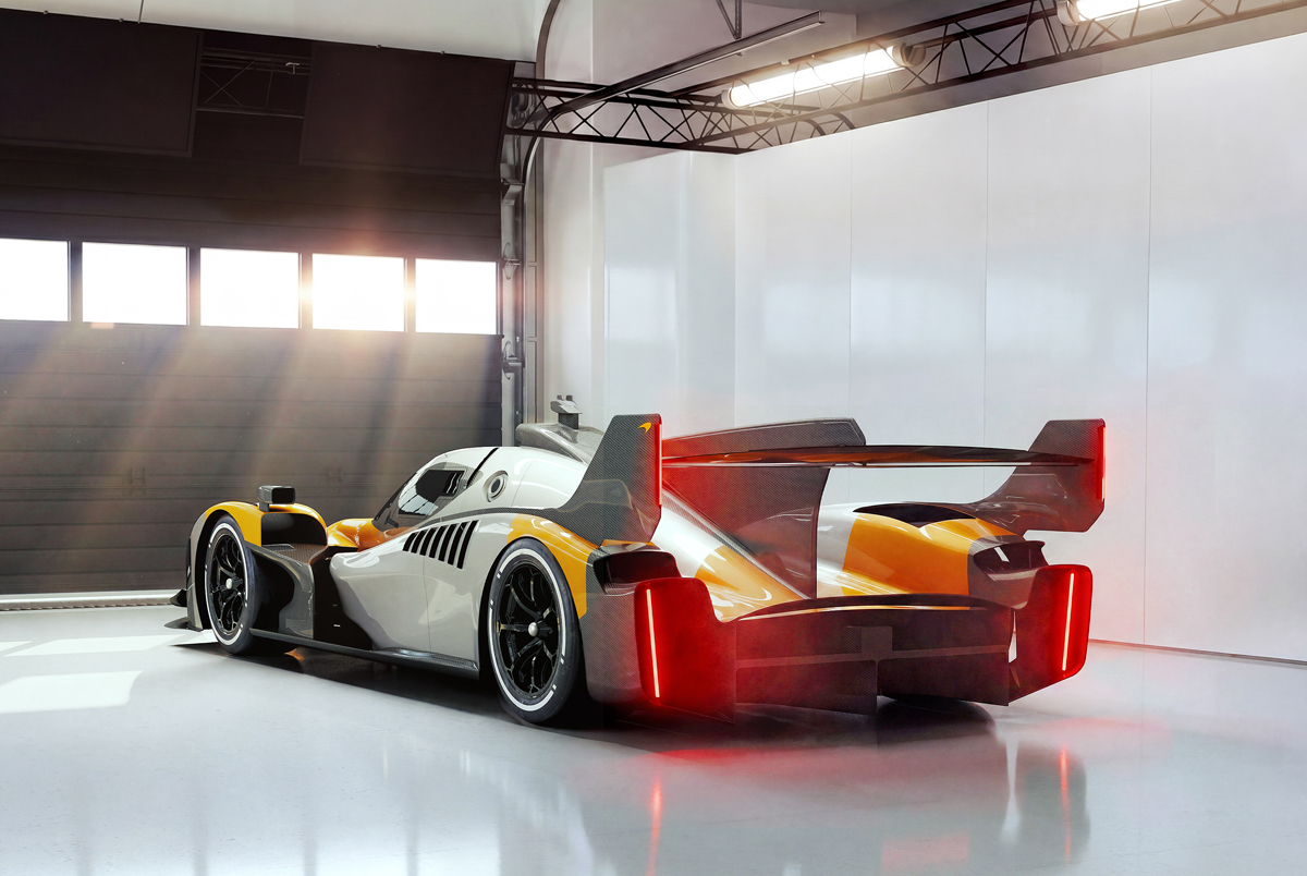 マクラーレンのサーキット走行専用ハイパーカー、MCL-HY-GTRのリア（静止）