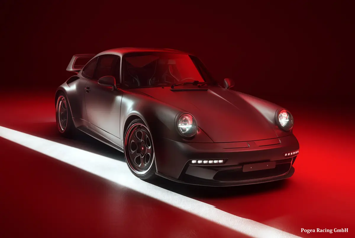 ポゲアレーシングによるポルシェ911のレストモッド〜エクステリア(フロント)