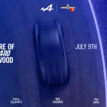 新型アルピーヌA110（EV）のティーザー画像