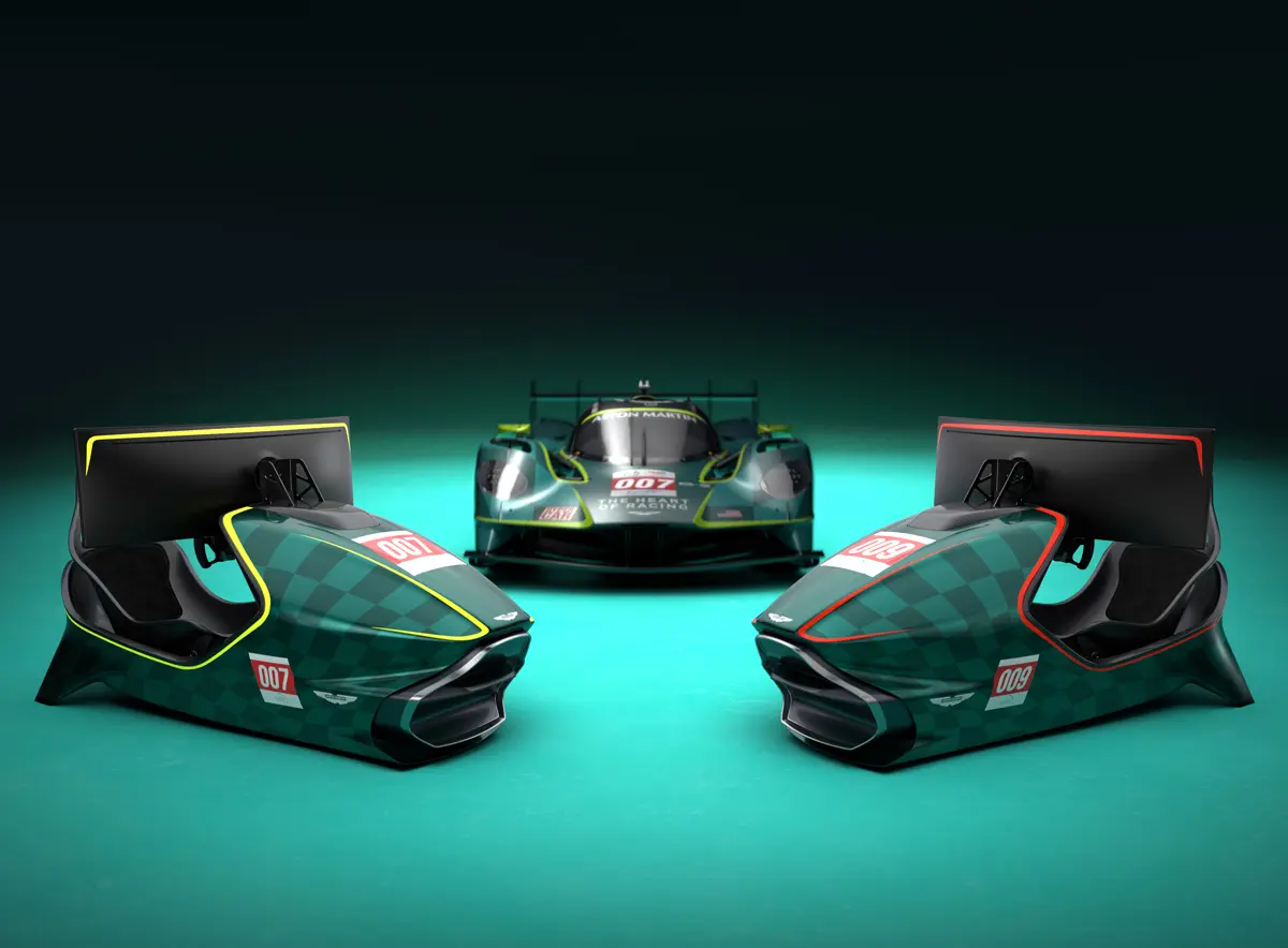 アストンマーティンのシミュレーター「AMR-C01-R ハイパーカー・エディション」