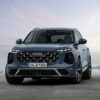 新型アウディQ7のフロント（静止、グレー）