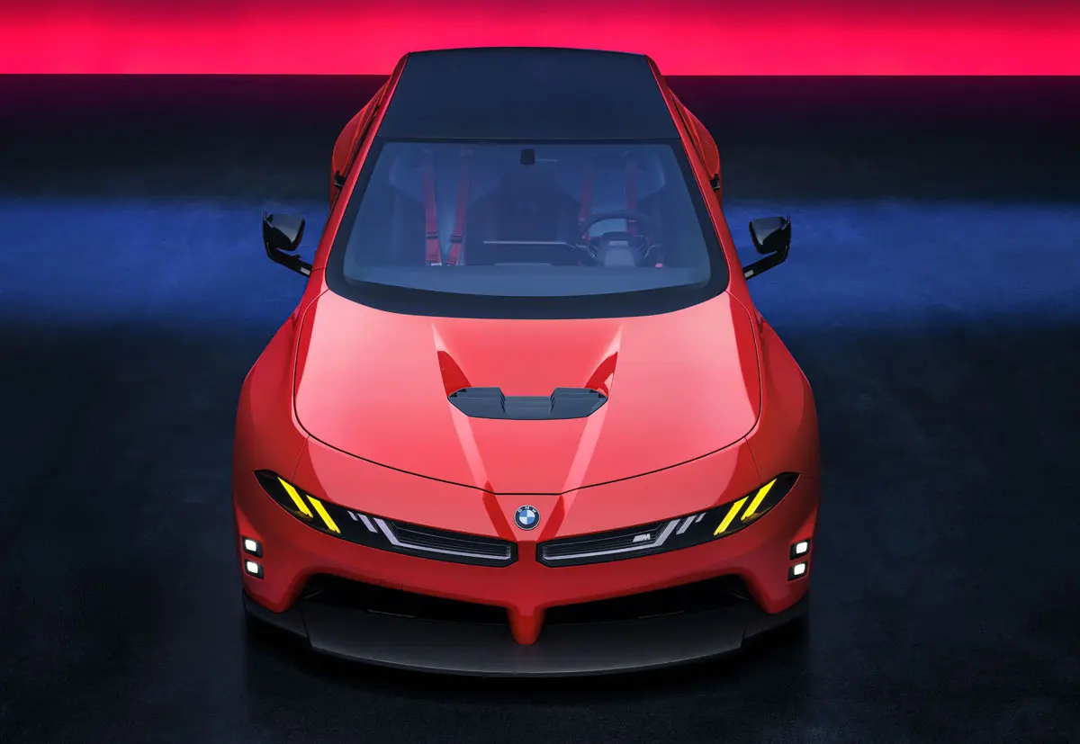 BMW M コンセプト・ノイエ・クラッセ（レッド）のフロント