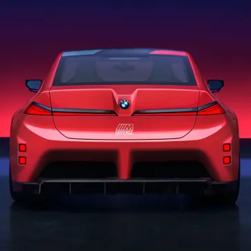 BMW M コンセプト・ノイエ・クラッセ（レッド）のリア