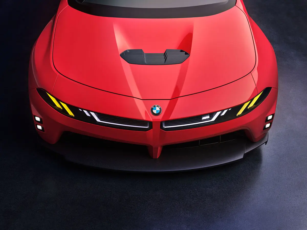 BMW M コンセプト・ノイエ・クラッセ（レッド）のフロント
