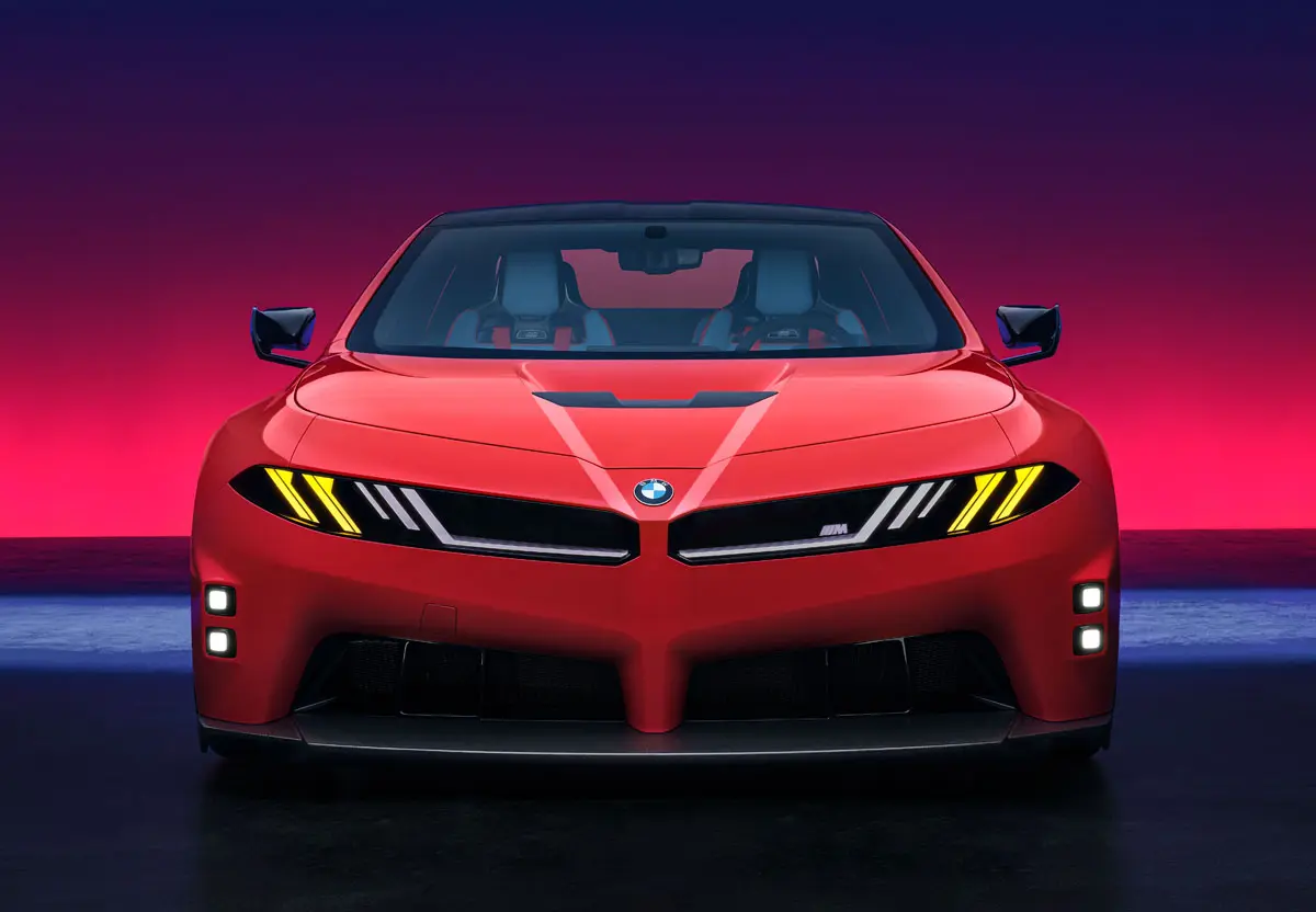 BMW M コンセプト・ノイエ・クラッセ（レッド）のフロント