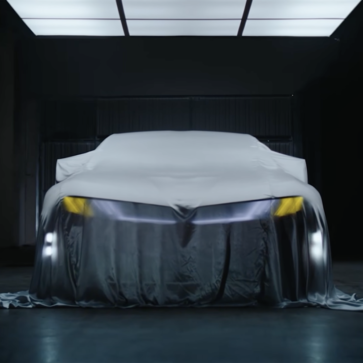 新型BMW M3のティーザー画像