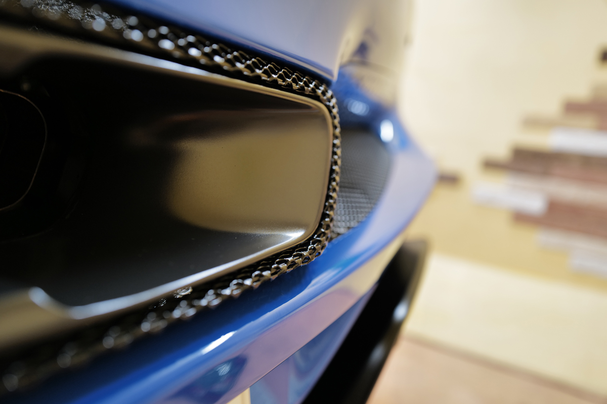 フェラーリ296GTB(ブルー)のテールパイプ