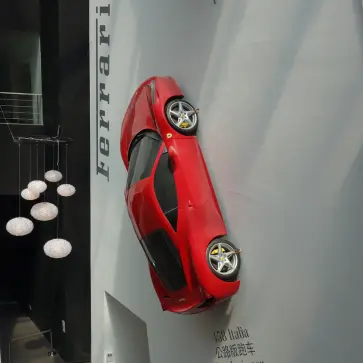 フェラーリ458イタリア(レッド)のオブジェ