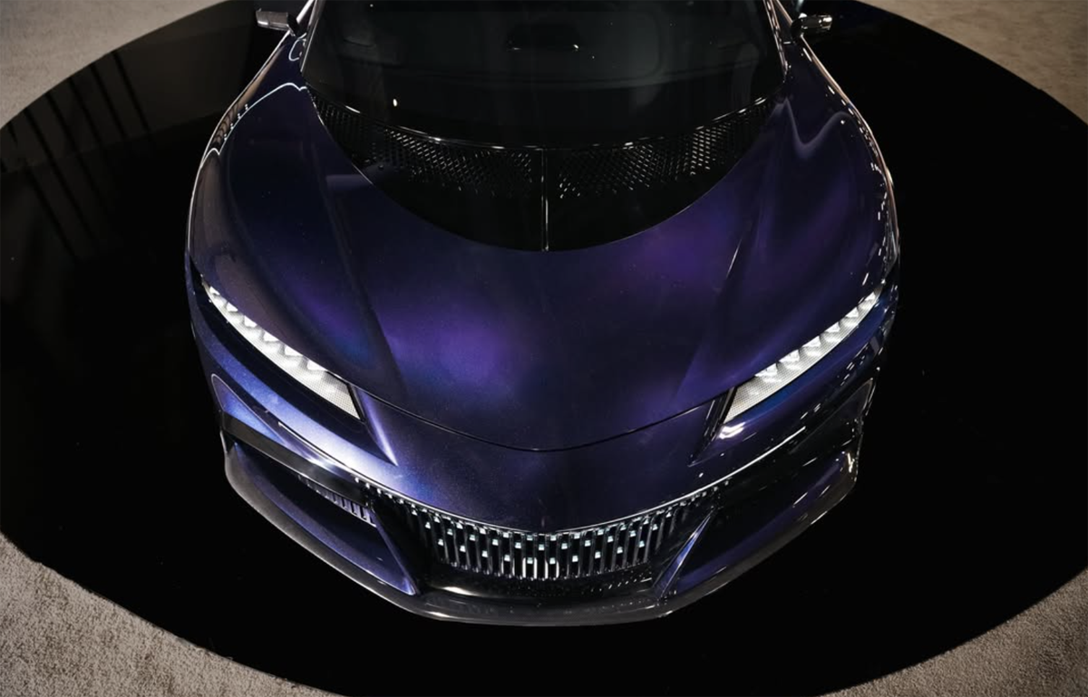 中国ドリーミー傘下の「コスメラ」によるハイパーEV(フロント)