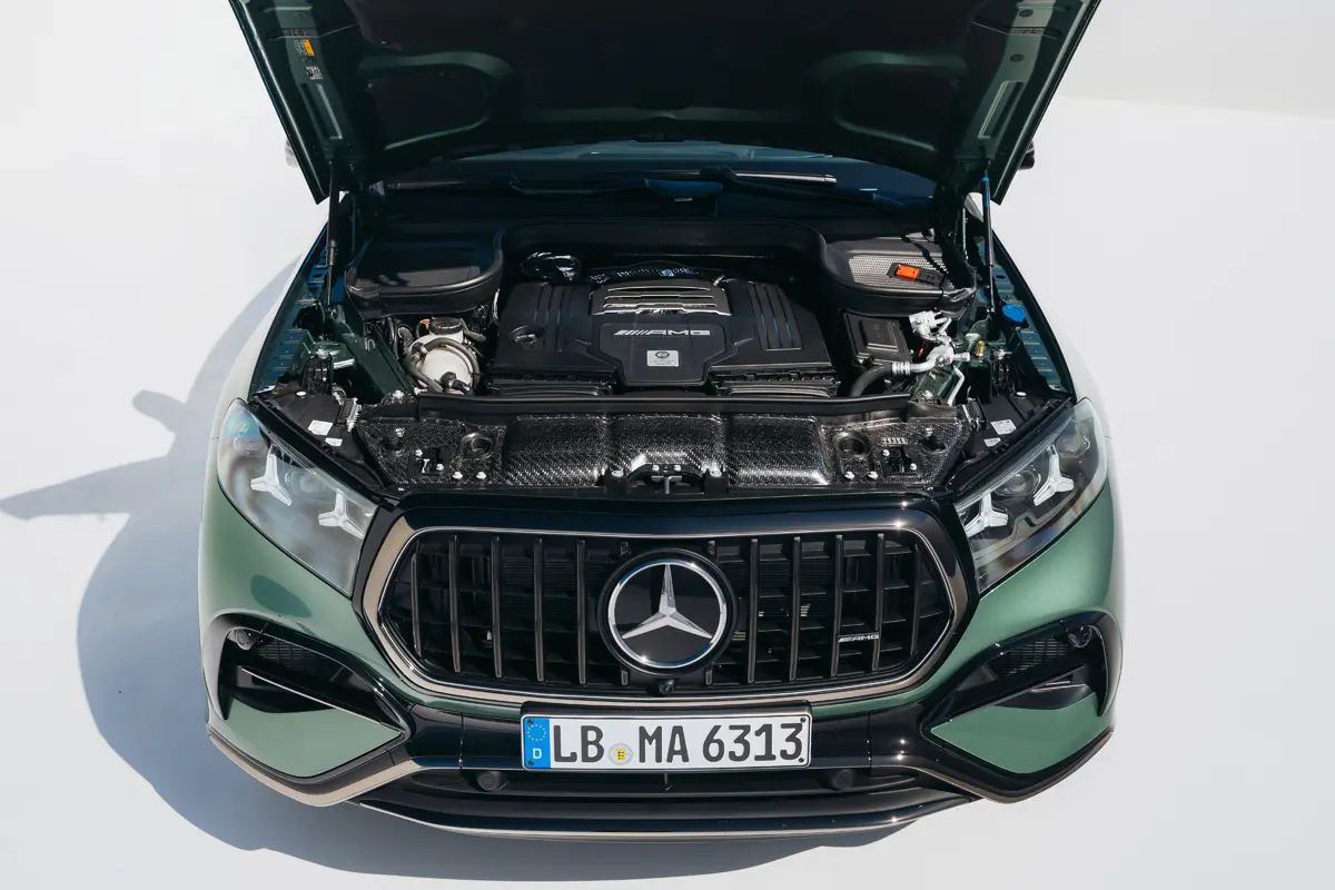 新型メルセデスAMG GLE 63S（クーペ、グリーン）〜V8エンジン