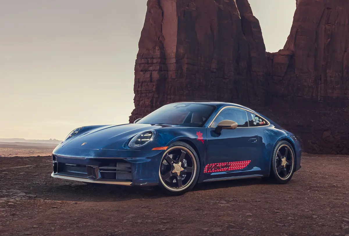ポルシェとピクサーとのコラボによる「トイ・ストーリー」仕様の911〜ウッディ仕様のエクステリア