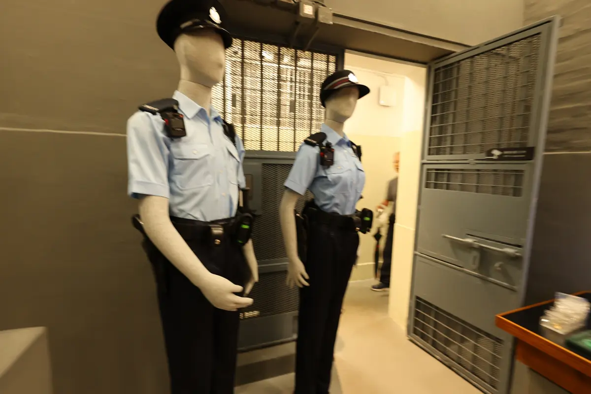 香港の「旧ヤウマテイ警察署」の展示室