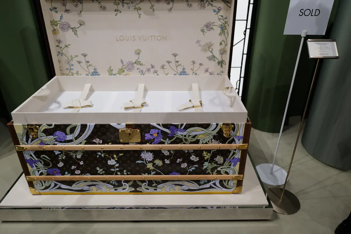 京セラ博物館にて開催されたルイ・ヴィトンのトランクイベント