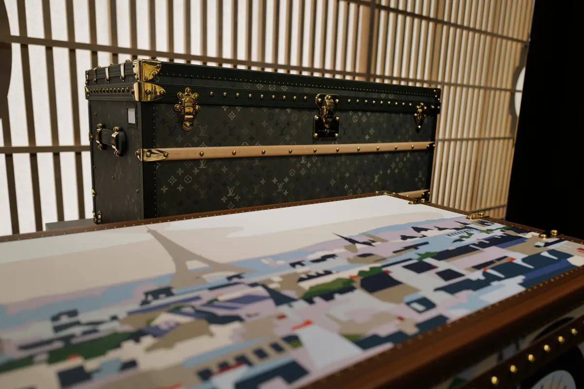 京セラ博物館にて開催されたルイ・ヴィトンのトランクイベント