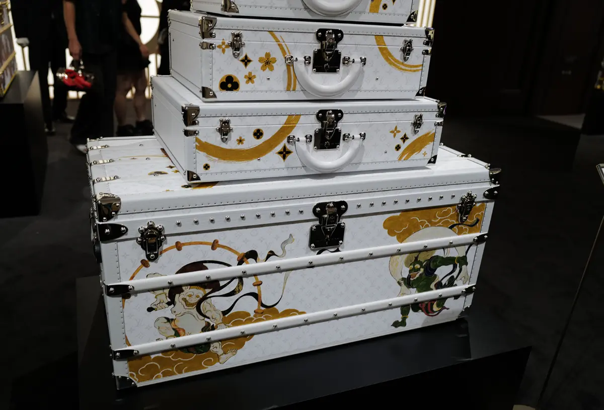 京セラ博物館にて開催されたルイ・ヴィトンのトランクイベント