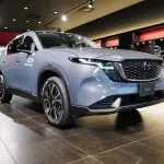 新型マツダCX-5（グレー）のエクステリア〜フロント