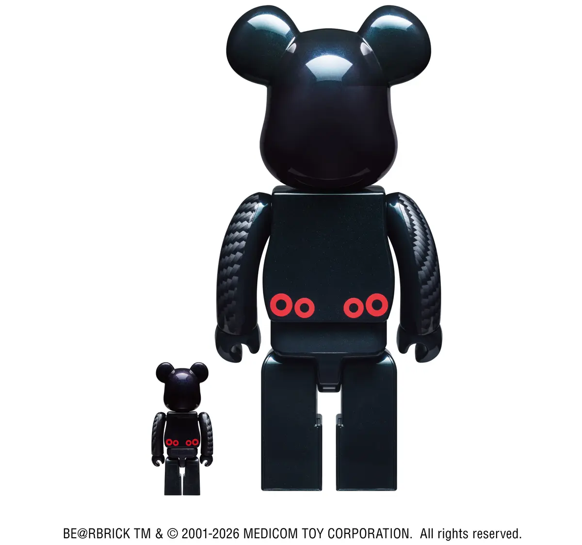 日産GT-Rとベアブリックとのコラボレーション、「NISSAN GT‑R BE@RBRICK 100% & 400%」