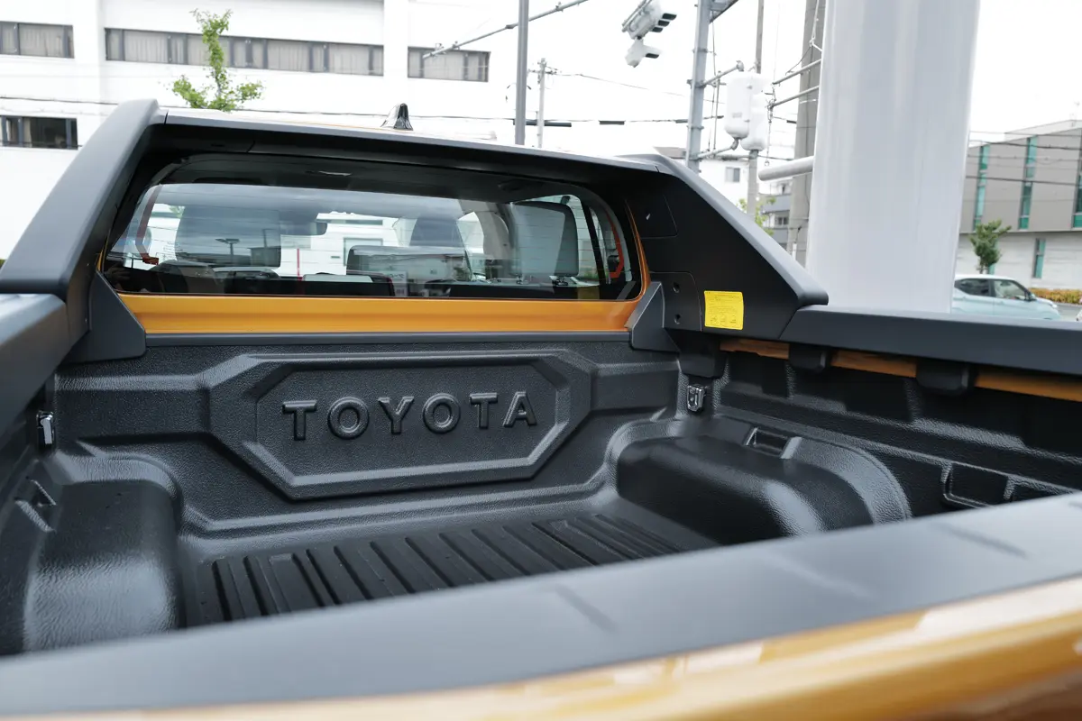 トヨタ・ハイラックスのエクステリア〜リアベッド