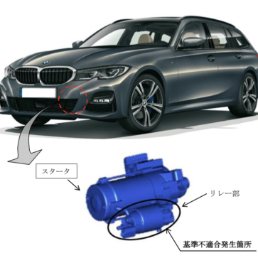 BMW 3シリーズのリコール説明図
