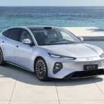 BYDのEV、シール08のエクステリア〜フロント（シルバー）