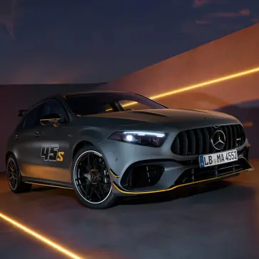 メルセデスAMG A 45 S 4MATIC+「ファイナルエディション」のエクステリア〜フロント
