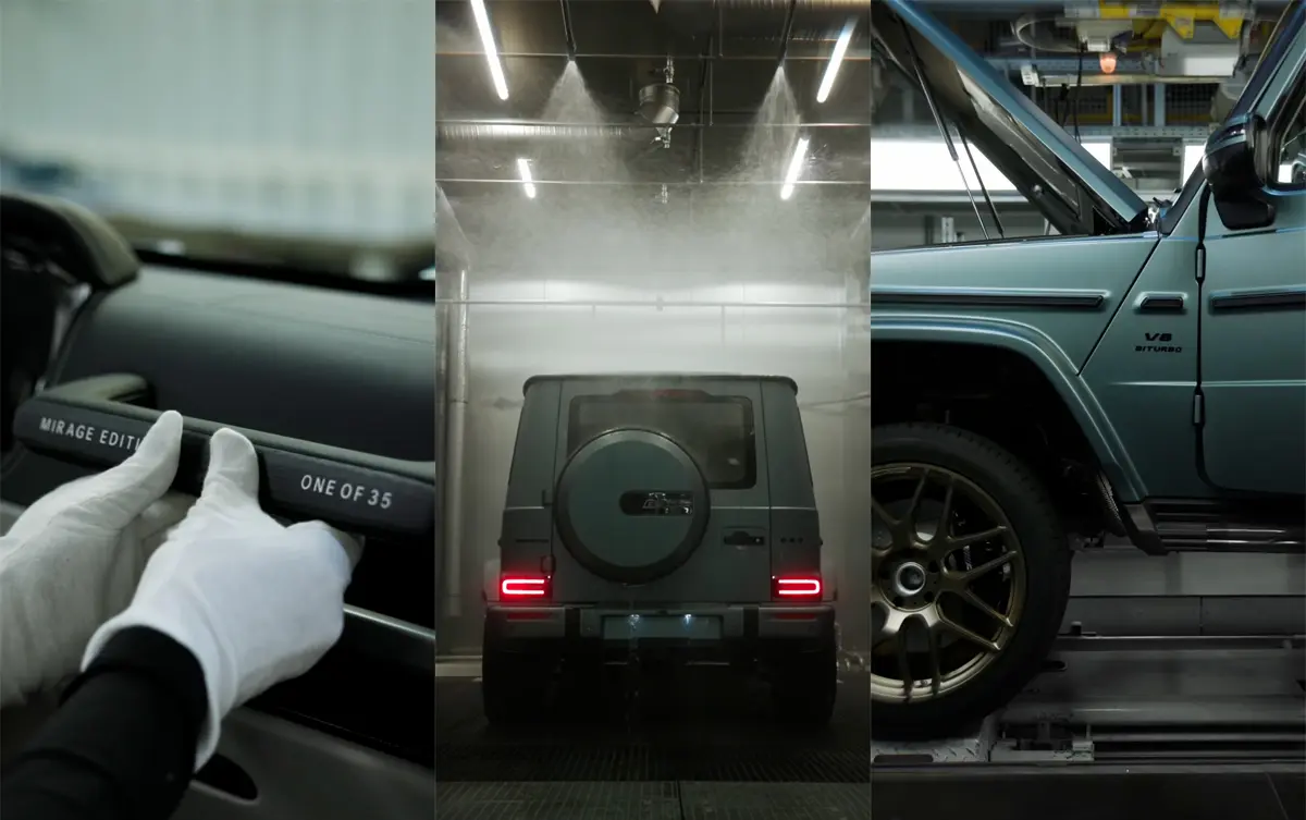 メルセデス・ベンツ AMG G63 ミラージュエディションの製造風景