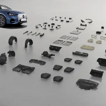 新型メルセデス・ベンツCクラス「EV」の環境性能を示す図