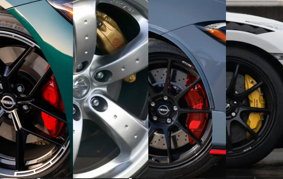 日産のブレーキキャリパー各色