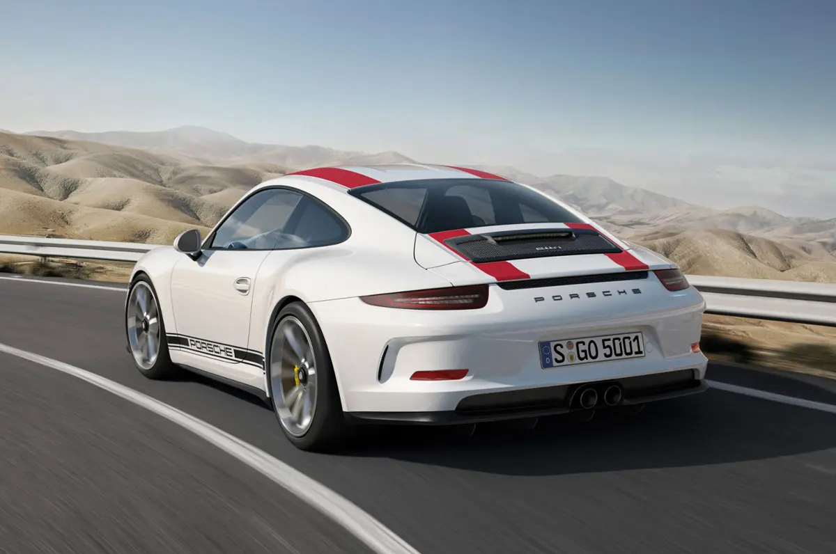 ポルシェ911Rのリア