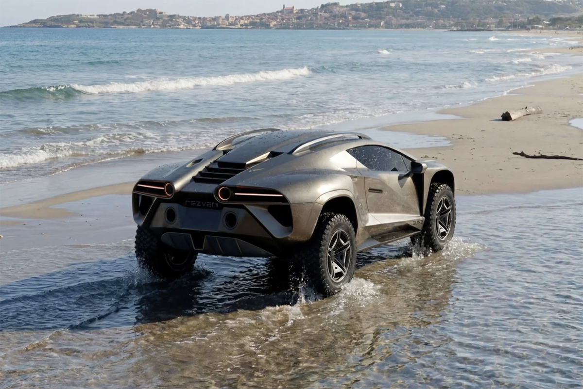 レズヴァニ（Rezvani）デューンのリア（海岸）