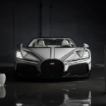 ブガッティ W16ミストラル・ブラン・エテルネルのフロント