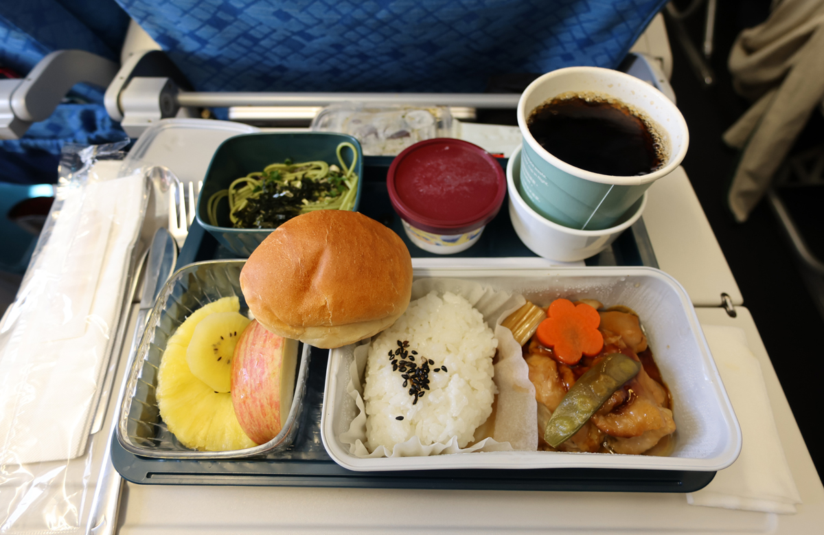 エアバスA321Neoでの機内食
