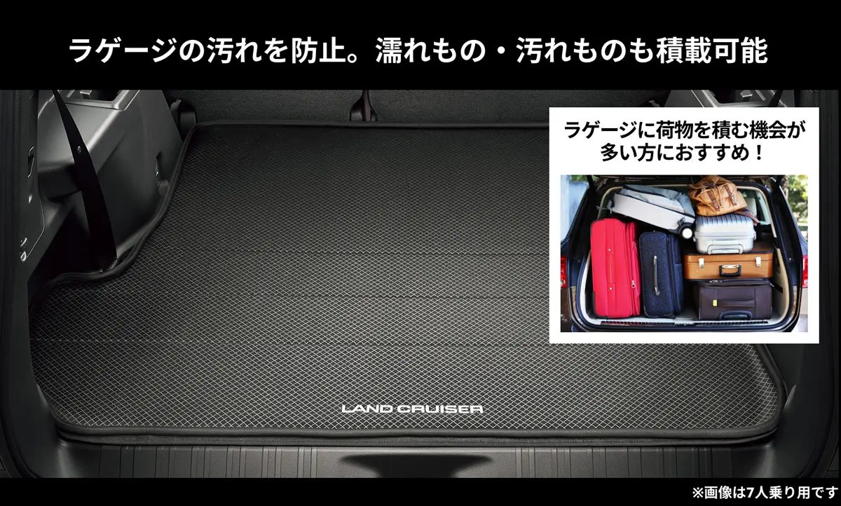 トヨタアップグレードファクトリーの新製品（ラゲッジマット）