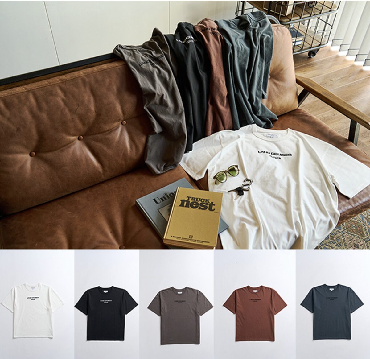 「LAND CRUISER OFFICIAL ITEMS（ランドクルーザーオフィシャルアイテムズ）」2026年夏の新作〜Tシャツ